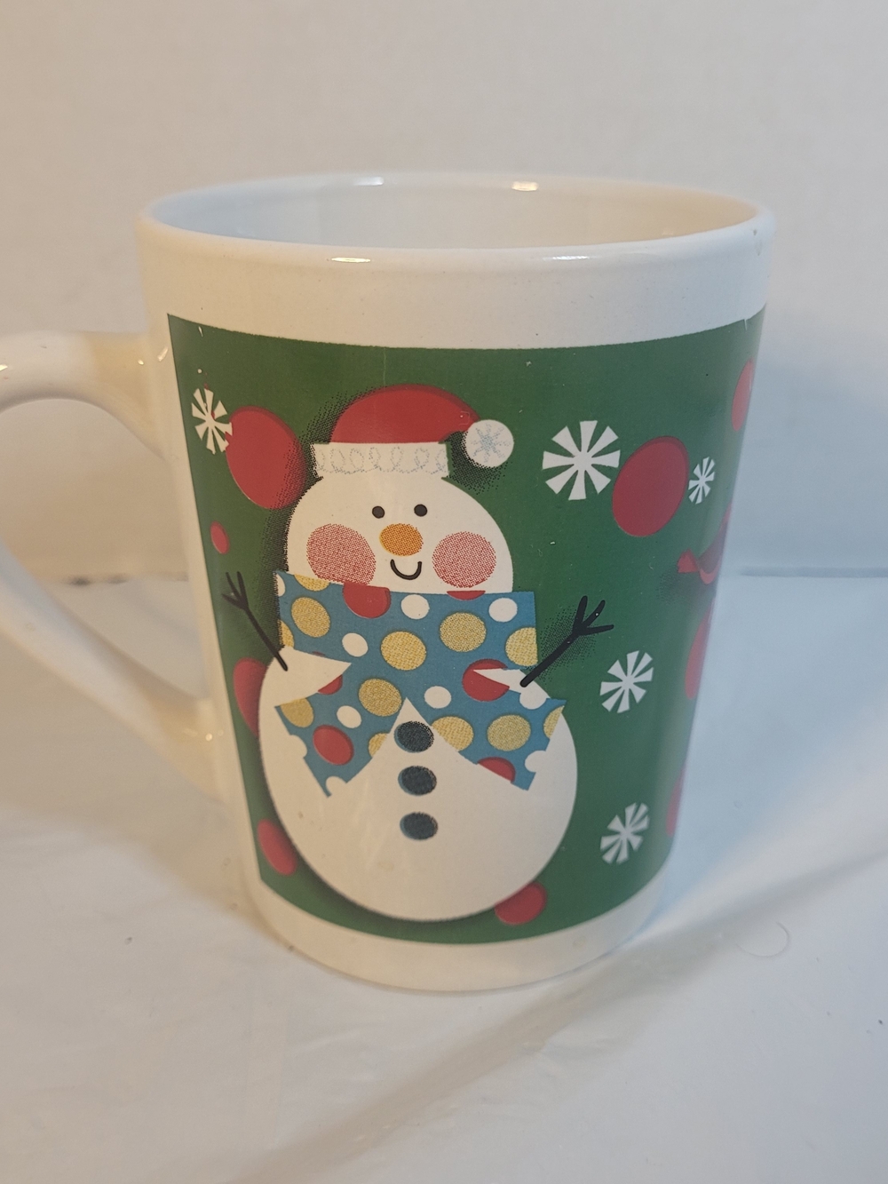 Royal Norfolk Christmas Mug With Snowman Graphic Dishwasher Microwave Safe A4
